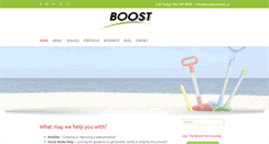 Desktop Screenshot of boostbusiness.ca