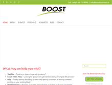 Tablet Screenshot of boostbusiness.ca